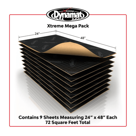 Dynamat Sound Deadening Dynamat DYN10465 Xtreme Mega Pak (6.68 SqM)