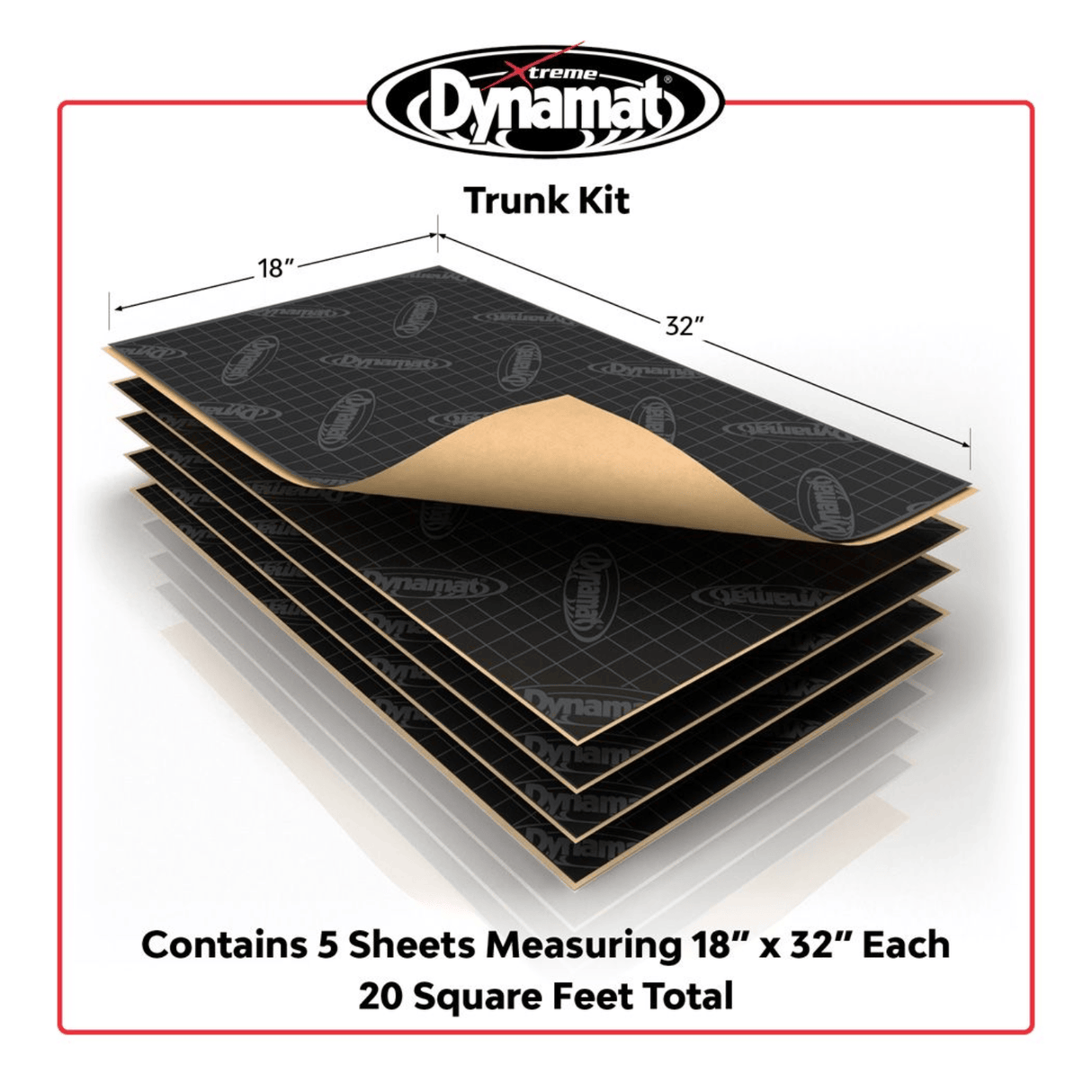 Dynamat Sound Deadening Dynamat DYN19405R Xtreme Trunk Pack - Retail Pack