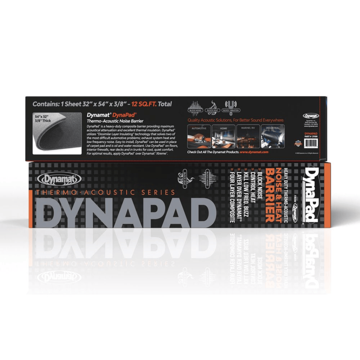 Dynamat Sound Deadening Dynamat DYN21100 DynaPad Roll (32" x 54")