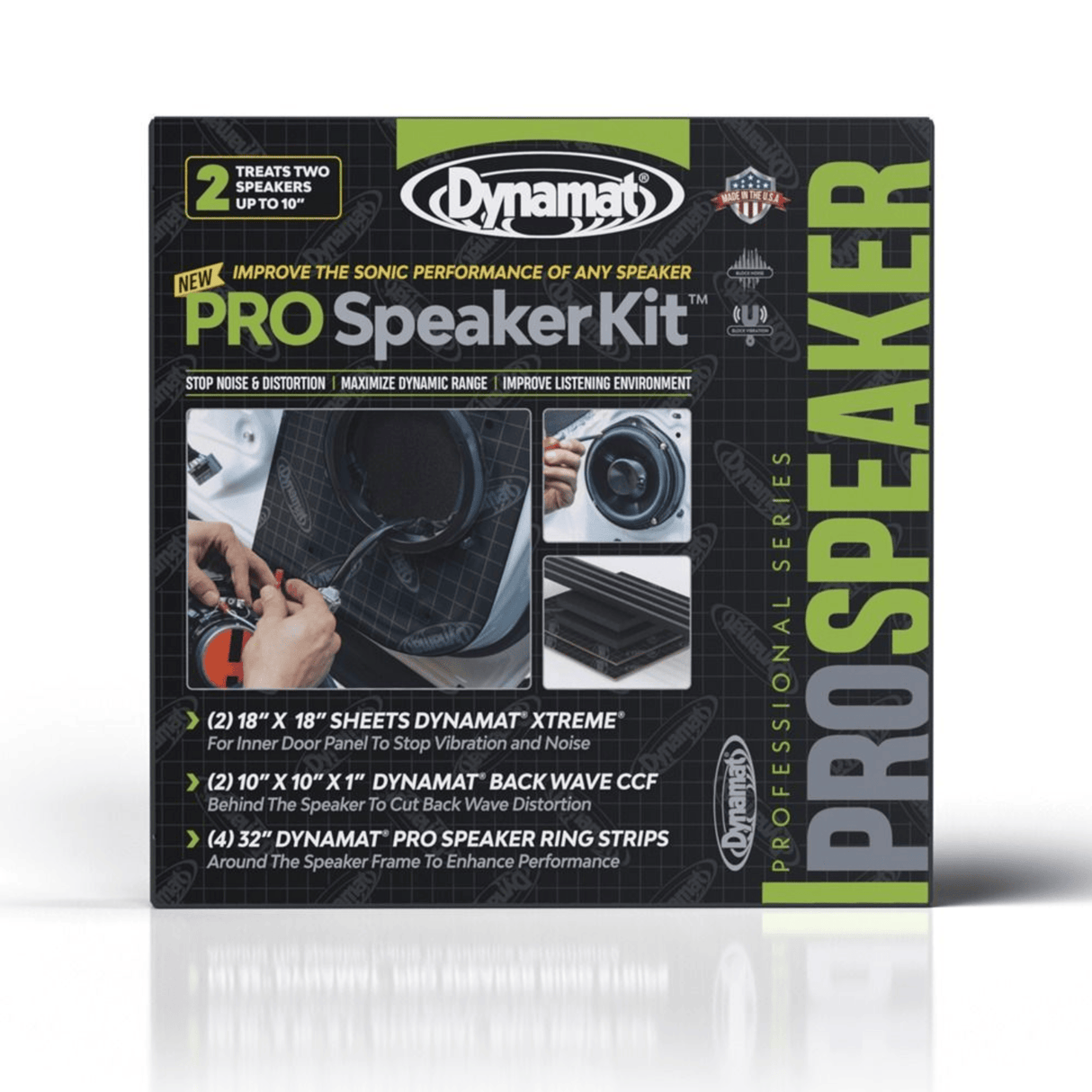 Dynamat Sound Deadening Dynamat DYN21410 PRO Speaker Sound Deadening & Enhancement Pack