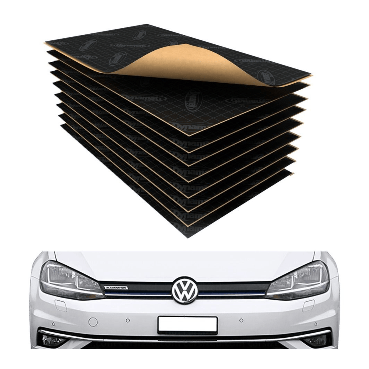 Dynamat Sound Deadening Dynamat DYNXGLF-KIT Xtreme Sound Deadening Pack – For VW Golf