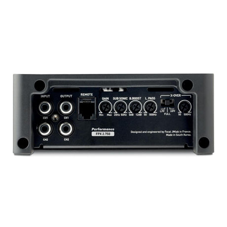 Focal 2 Channel Amp Focal Car Audio FPX2.750 - Performance Series 2 x 200W 2 Channel Amplifier