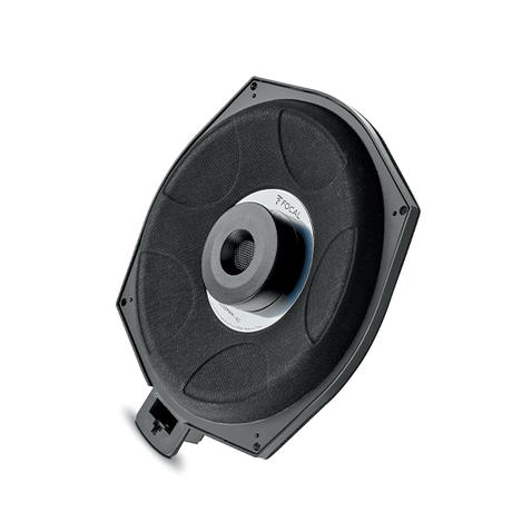 Focal Underseat Car Subwoofers Focal Car Audio ISUB BMW-4 Underseat 4 Ohm Subwoofer upgrade for BMW Vehicles