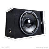 Focal Focal BX12PL-30KX-FPX1 Single 30KXE 12" Subwoofer Performance Bass Package with Ported Enclosure and Amp