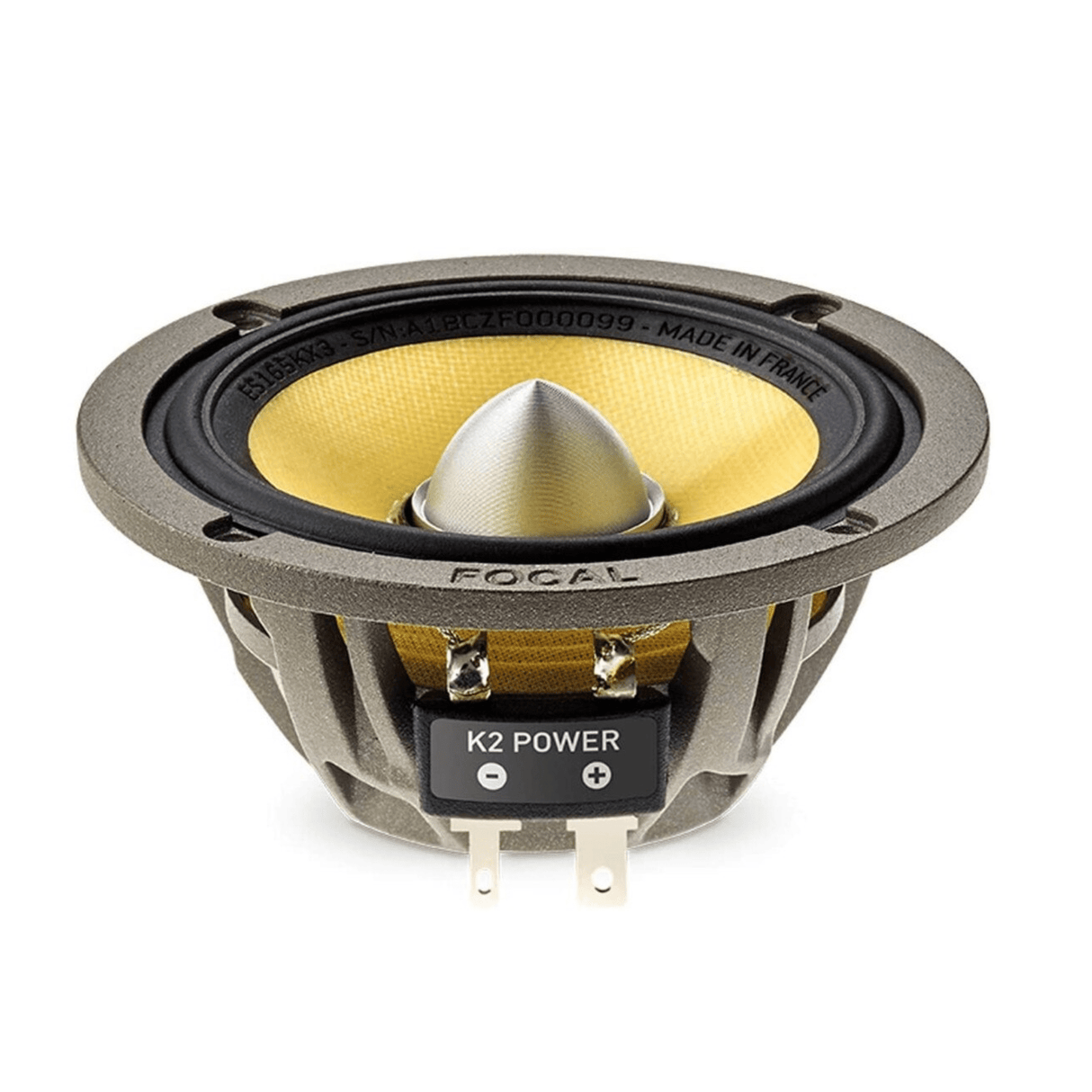 Focal Car Speakers Focal ES165KX3 ELITE K2 Power 240W 6.5" 3-Way Component Speakers with Grills