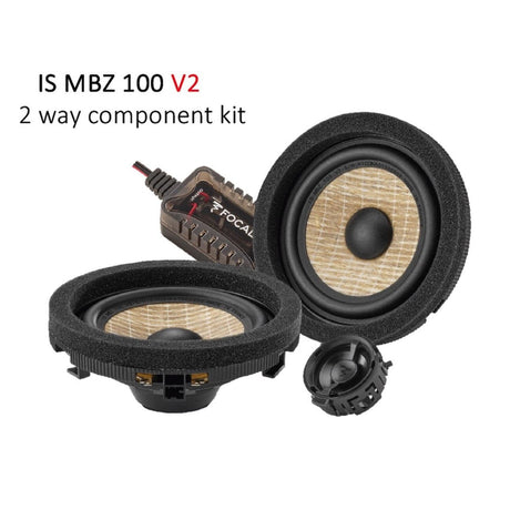 Focal Car Speakers Focal ISMBZ100-V2 Mercedes V2 100mm Component Flax