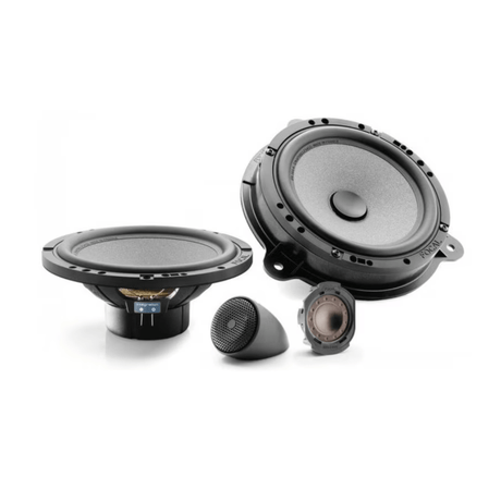 Focal Car Speakers and Subs Focal ISRNS165 2-Way Component Speaker Kit for Renault and Nissan