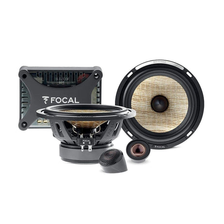Focal Car Speakers Focal PS165FXE Bi-Amplified 6.5" 2-way Component Speaker System with Flax cone Technology