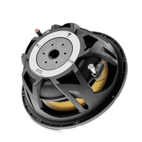 Focal Focal SUB25KXS 10" High-Performance Shallow-Mount Subwoofer