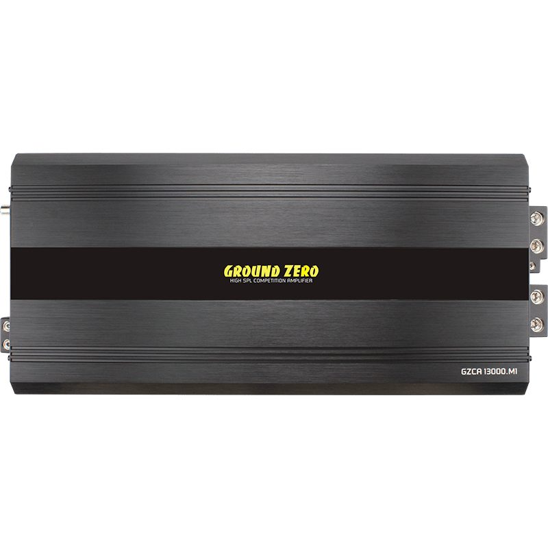 Ground Zero Monoblock Amp (For Subwoofers) Ground Zero GZCA 13000.M1 Mono competition SPL 14,800 Watts Max amplifier