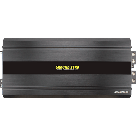 Ground Zero Monoblock Amp (For Subwoofers) Ground Zero GZCA 13000.M1 Mono competition SPL 14,800 Watts Max amplifier