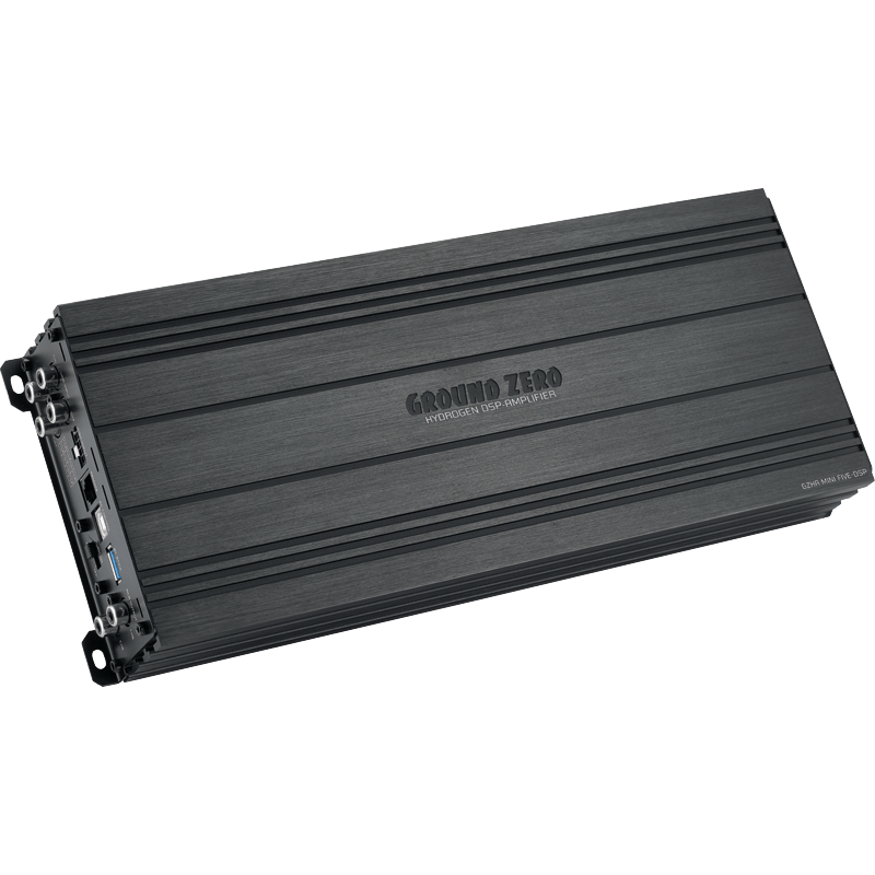 Ground Zero 5 Channel Amp Ground Zero GZHA MINI FIVE-DSP 5-channel class D compact amplifier with DSP