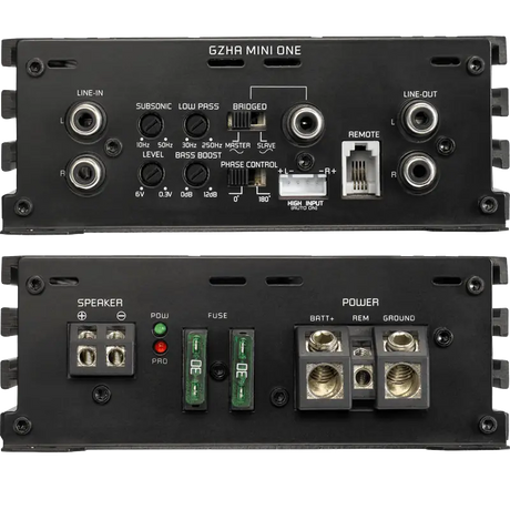 Ground Zero Monoblock Amp (For Subwoofers) Ground Zero GZHA MINI ONE 750 Watts Mono class D compact amplifier