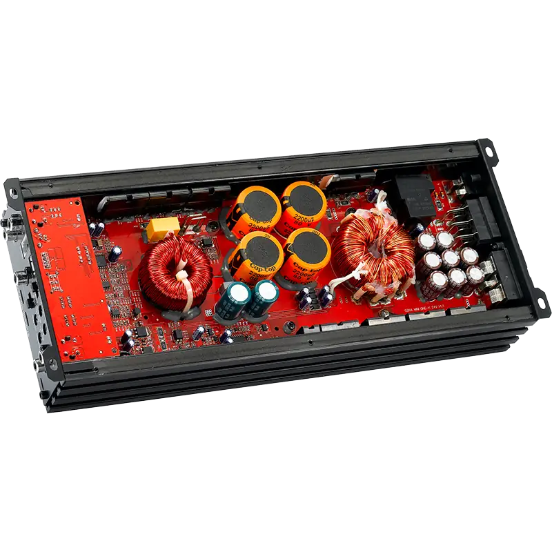 Ground Zero Monoblock Amp (For Subwoofers) Ground Zero GZHA MINI ONE-K 24V 1200 Watt max. Mono class D compact amplifier for 24V use