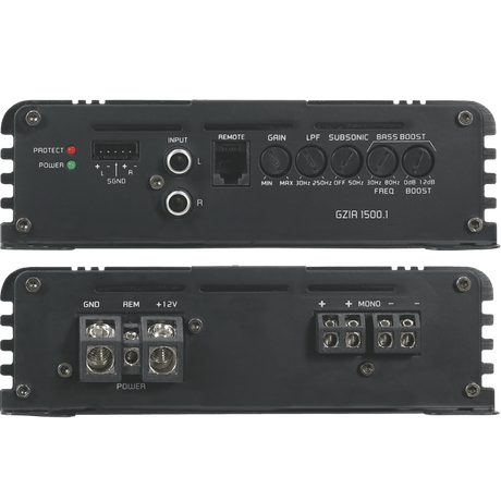Ground Zero Monoblock Amp (For Subwoofers) Ground Zero GZIA 1500.1 1900 Watts Mono high quality class D amplifier