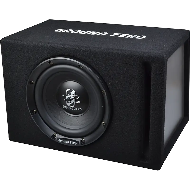 Ground Zero Subwoofer Enclosure Ground Zero GZIB 20BR 150 Watt RMS 20 cm / 8″ vented subwoofer loaded enclosure