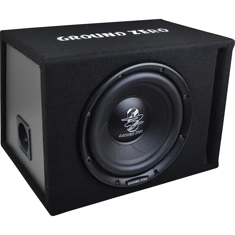 Ground Zero Subwoofer Enclosure Ground Zero GZIB 25BR 250 Watts RMS 25 cm / 10″ vented subwoofer loaded enclosure