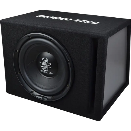 Ground Zero Subwoofer Enclosure Ground Zero GZIB 25BR 250 Watts RMS 25 cm / 10″ vented subwoofer loaded enclosure