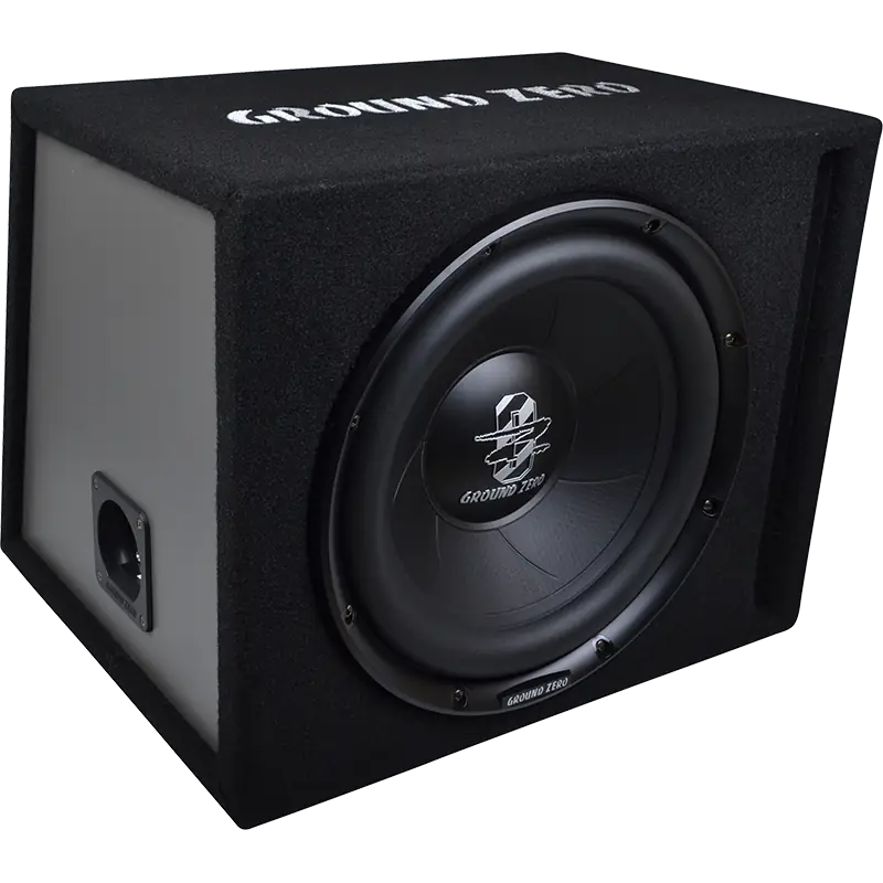 Ground Zero Subwoofer Enclosure Ground Zero GZIB 30BR 350 Watts RMS 30 cm / 12″ vented subwoofer loaded enclosure