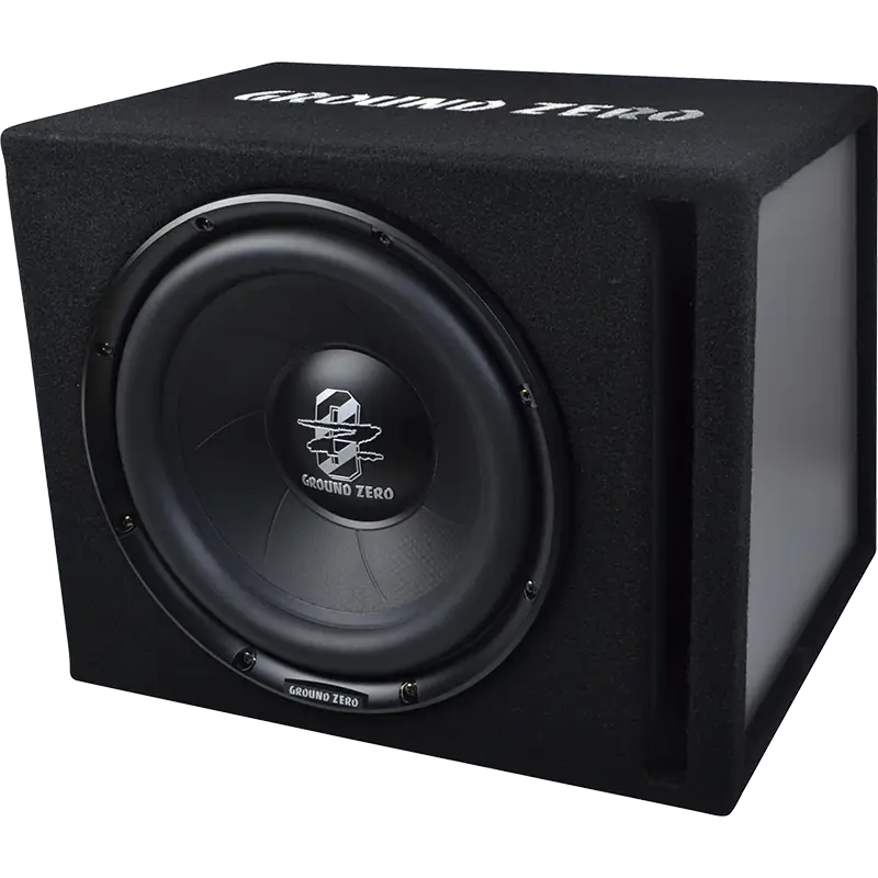 Ground Zero Subwoofer Enclosure Ground Zero GZIB 30BR 350 Watts RMS 30 cm / 12″ vented subwoofer loaded enclosure