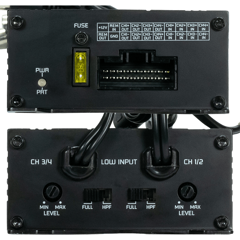 Ground Zero Amps Ground Zero GZRA 65.4-MICRO Plug and play micro 4-channel ISO-amplifier