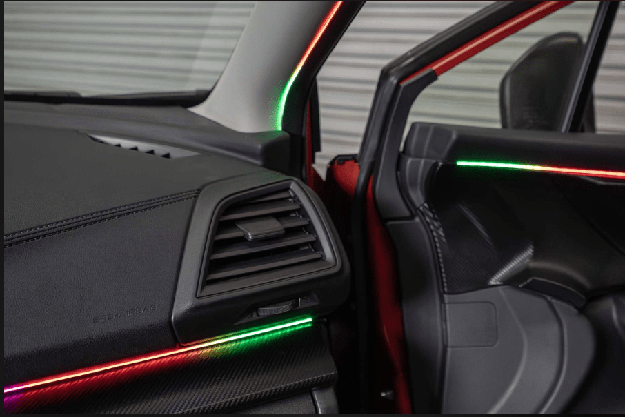 Heise LED Bulbs Heise HE-AMB-CAR 18-Piece universal Chasing Interior Ambient LED Lighting Kit