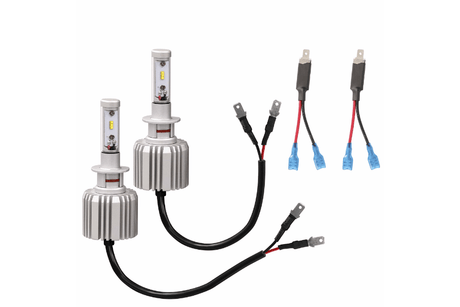 Heise LED Bulbs Heise HE-H1LED 6,000 Lumens H1 Single Beam Led Bulb Kit (PAIR)