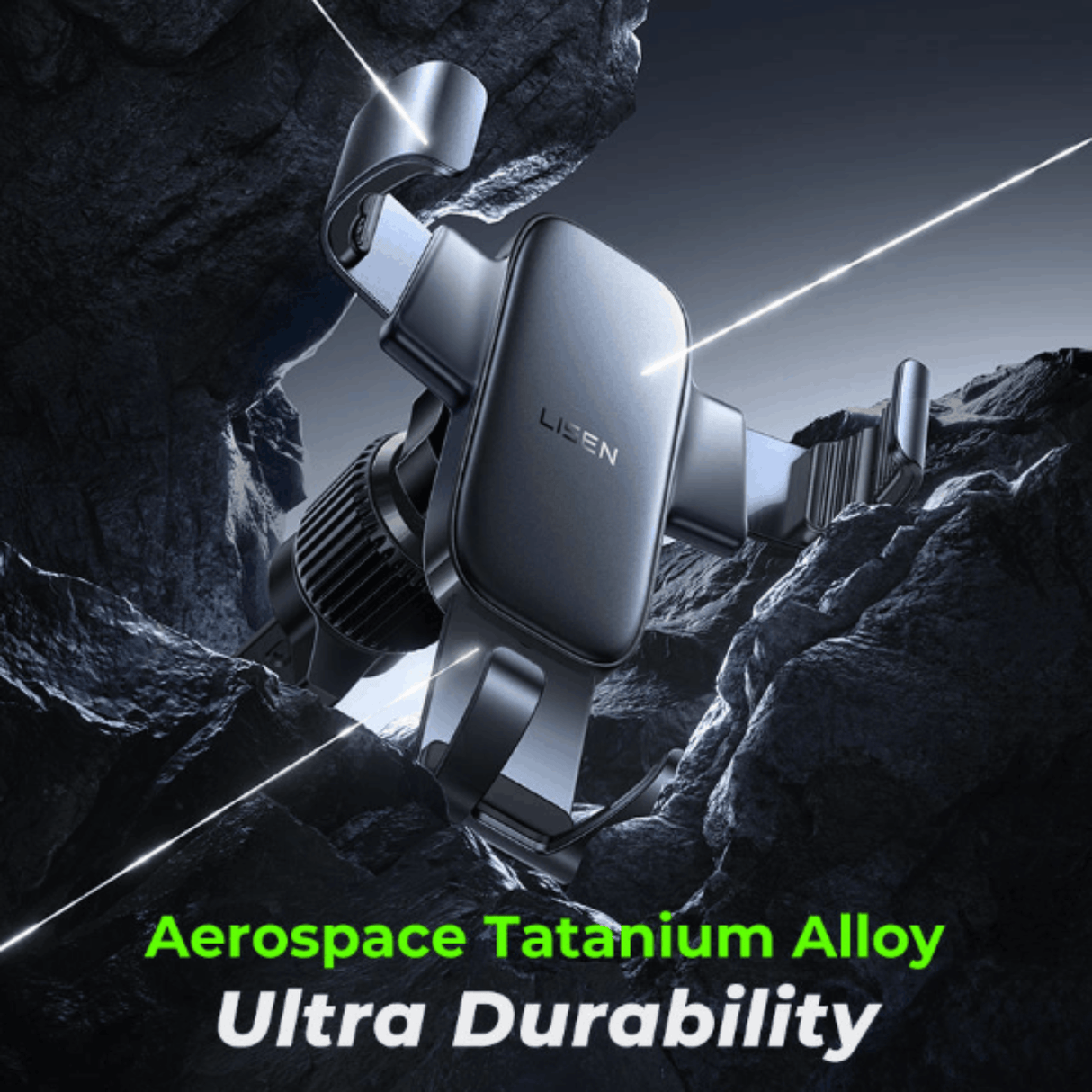 In Car Tec Phone Holder In Car Tec LISEN 360° Adjustable Gravity Car Vent Phone Holder Auto Lock Smartphone Mount