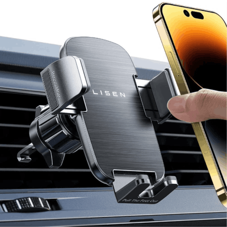 In Car Tec Phone Holder In Car Tec LISEN Auto-Lock Car Phone Holder Mount – Dashboard, Windscreen & Air Vent Smartphone Mount