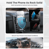 In Car Tec Phone Holder In Car Tec LISEN Auto-Lock Car Phone Holder Mount – Dashboard, Windscreen & Air Vent Smartphone Mount