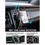 In Car Tec Phone Holder In Car Tec LISEN Auto-Lock Car Phone Holder Mount – Dashboard, Windscreen & Air Vent Smartphone Mount