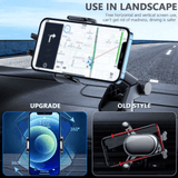 In Car Tec Phone Holder In Car Tec LISEN Car Windshield Phone Holder 360° Suction Cup Dashboard Mount for iPhone & Android