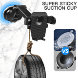 In Car Tec Phone Holder In Car Tec LISEN Car Windshield Phone Holder 360° Suction Cup Dashboard Mount for iPhone & Android