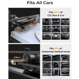 In Car Tec Phone Holder In Car Tec LISEN LS-E714 Iron Clamp Arm & CD Slot 2-in-1 Phone Holder