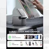 In Car Tec Wireless Charger In Car Tec LISEN Qi2 3-in-1 Foldable MagSafe Charging Station – Wireless Charger for iPhone, Watch & AirPods