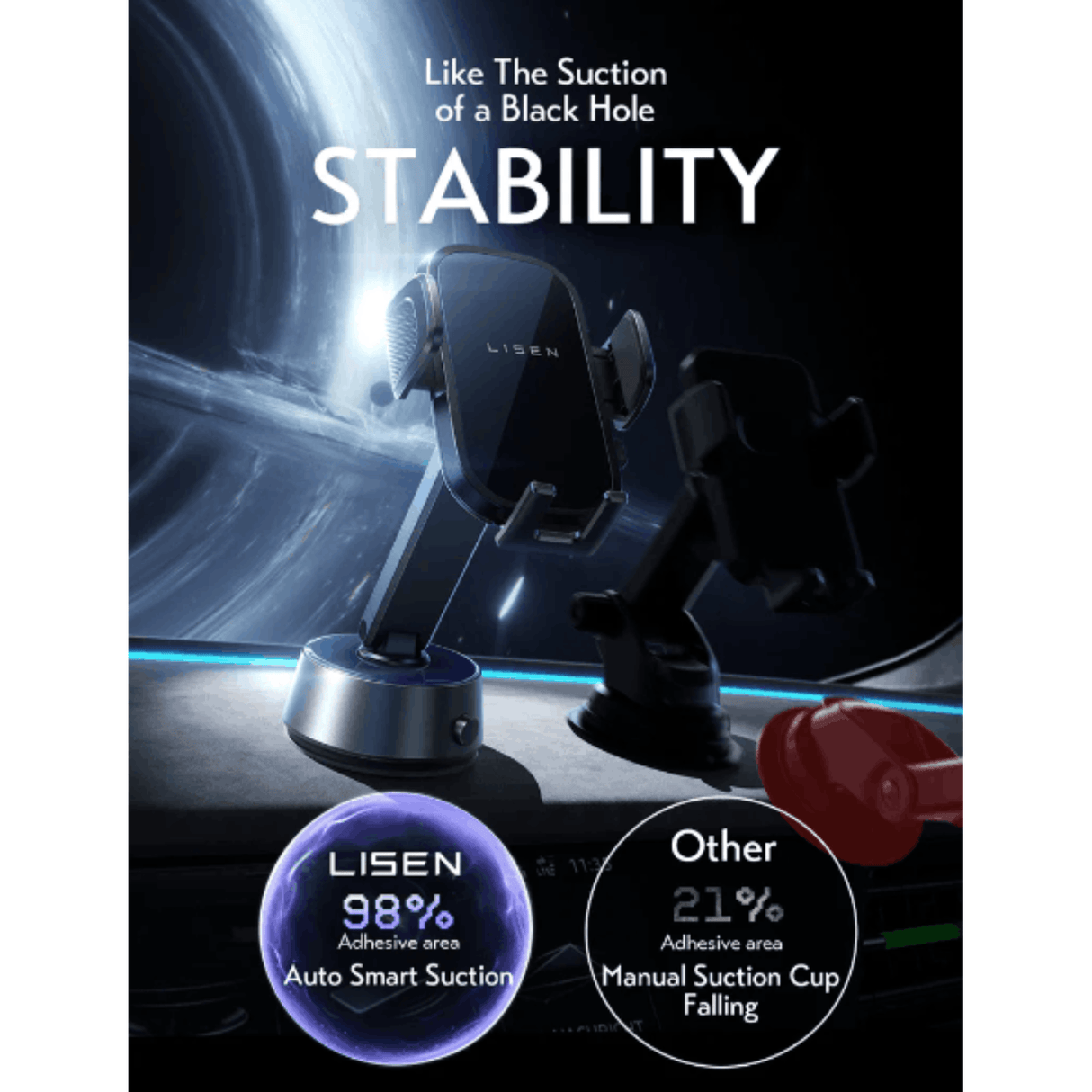 In Car Tec Phone chargers In Car Tec LISEN Qi2 Certified 3 in 1 Magnetic Wireless 15W Fast Charging Station Foldable Stand