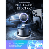 In Car Tec Phone Holder In Car Tec LISEN Vacuum Suction Phone Holder 360° Adjustable Magnetic Car & Desktop Phone Mount