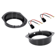 In Car Tec Car Specific Upgrades In Car Tec SFKU-TSL02-130 Rear Door Speaker Upgrade Fitting Kit For Tesla Model S 130mm