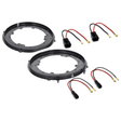 In Car Tec Car Specific Upgrades In Car Tec SFKU-TSL03-165 Front Door Speaker Upgrade Fitting Kit For Tesla Model S and X