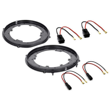 In Car Tec Car Specific Upgrades In Car Tec SFKU-TSL03-165 Front Door Speaker Upgrade Fitting Kit For Tesla Model S and X