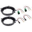 In Car Tec Car Specific Upgrades In Car Tec SFKU-TSL07-165 Front Door Speaker Upgrade Fitting Kit Tesla Model 3 and Y