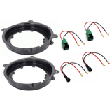 In Car Tec Car Specific Upgrades In Car Tec SFKU-TSL07-165 Front Door Speaker Upgrade Fitting Kit Tesla Model 3 and Y