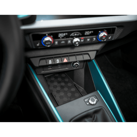 In Car Tec Phone chargers INBAY 26-100 15W QI Charger Wireless Charging Pocket for Audi A1 (2018-2022)