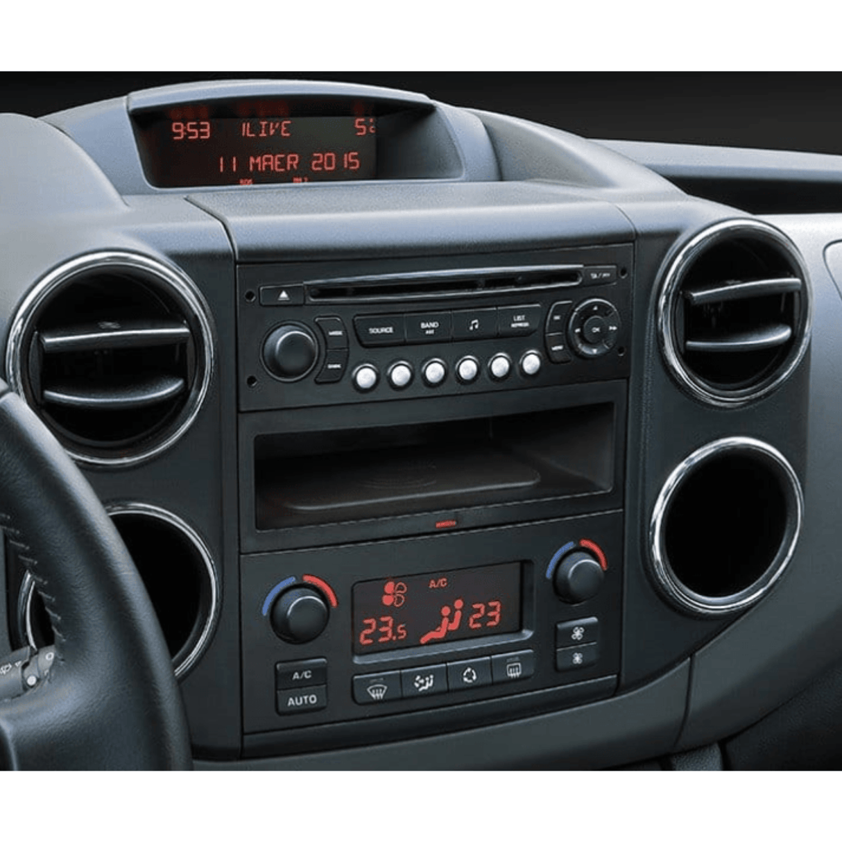 In Car Tec Phone chargers INBAY 26-106 10W Integrated Wireless Smartphone Charging Pocket for Citroën, Peugeot, Fiat, Toyota