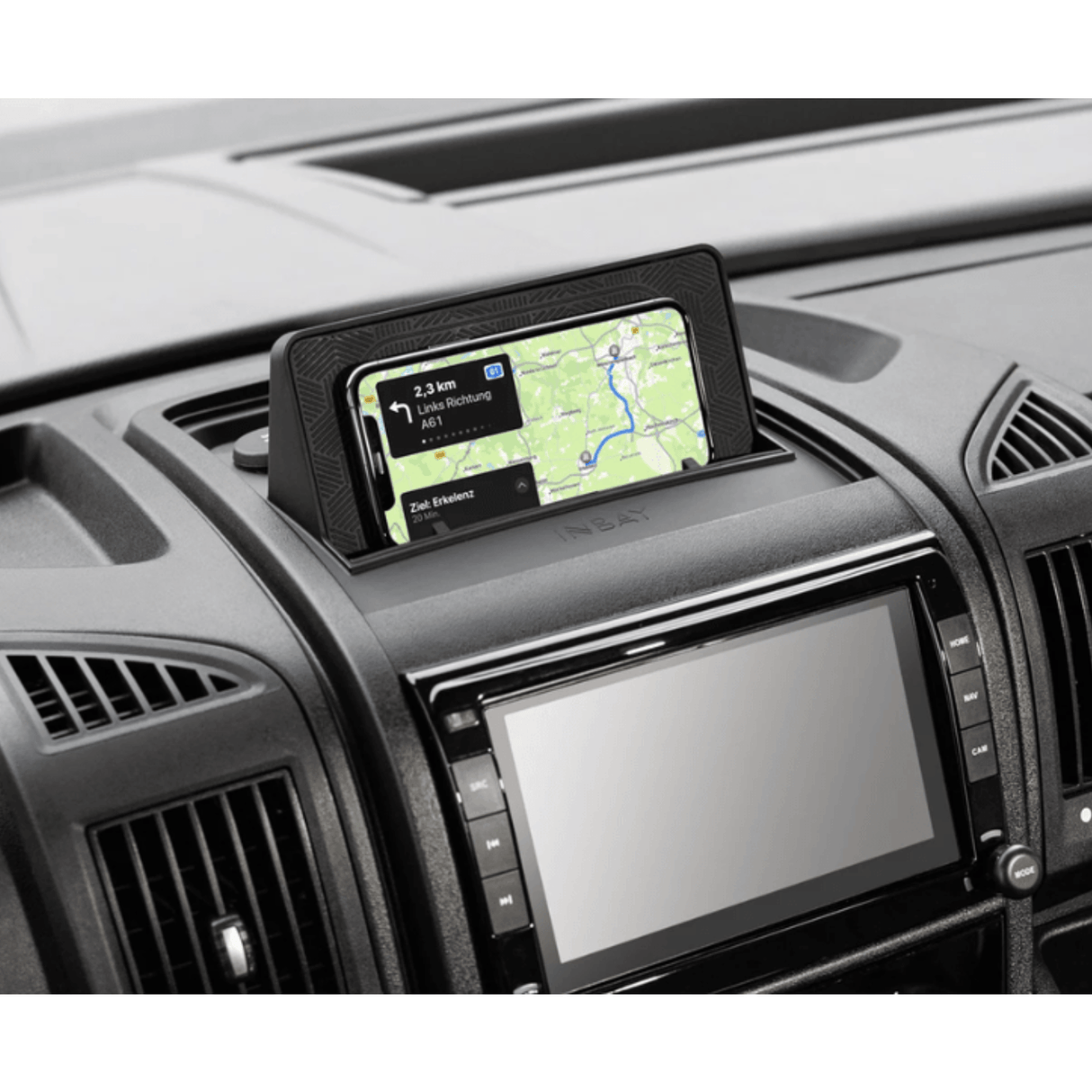 In Car Tec Phone chargers INBAY 26-107 15W Integrated Wireless Smartphone Charging Tray