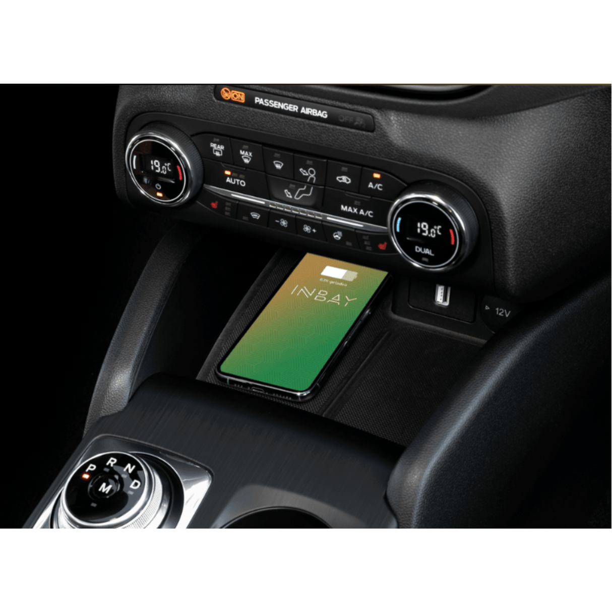 In Car Tec Phone chargers INBAY 26-108 10W Wireless Charging Pocket for Ford Focus (2018–2025)