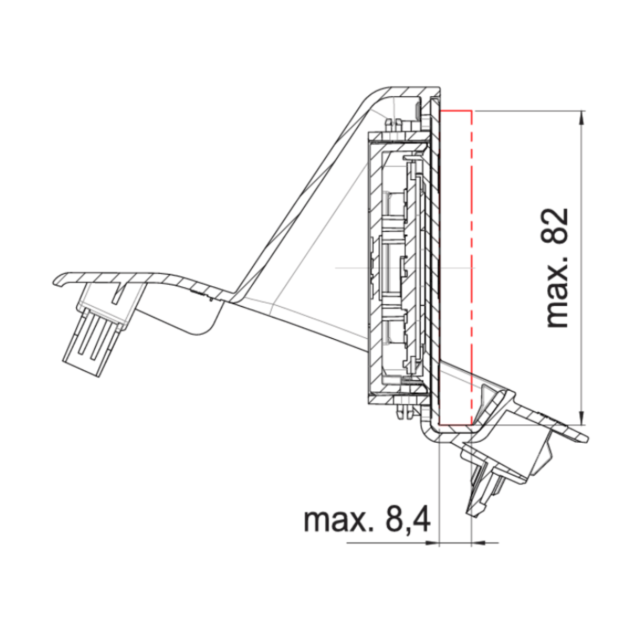 In Car Tec Phone chargers INBAY 26-111 15W Integrated Wireless Smartphone Pocket Charging Tray Ford Transit FD (06/2019–2023)