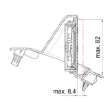 In Car Tec Phone chargers INBAY 26-111 15W Integrated Wireless Smartphone Pocket Charging Tray Ford Transit FD (06/2019–2023)