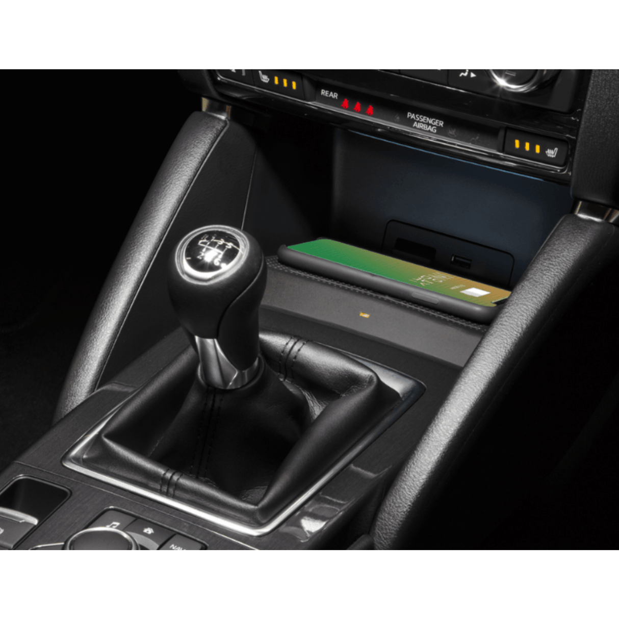 In Car Tec Phone chargers INBAY 26-115 10W Wireless Charging Pocket for Mazda CX-5 KE 2015-2017