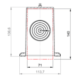 In Car Tec Phone chargers INBAY 26-117 10W Integrated Wireless Smartphone Charging Pocket for Mercedes Vito/Viano W639 (2003-2014)